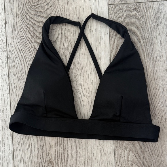 Other - Black Strappy Bralette bikini Top